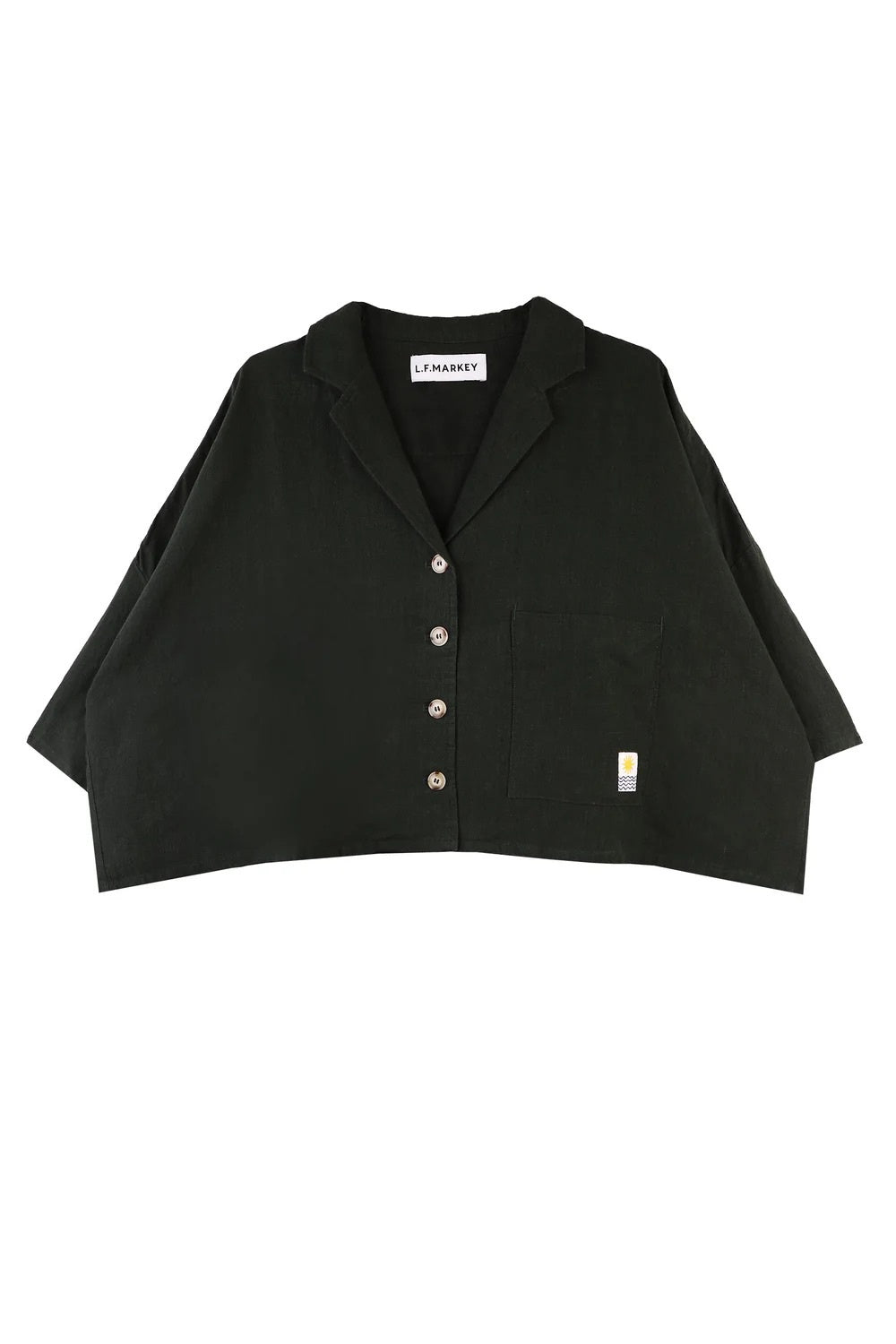 L.F Markey Maxim Black Shirt