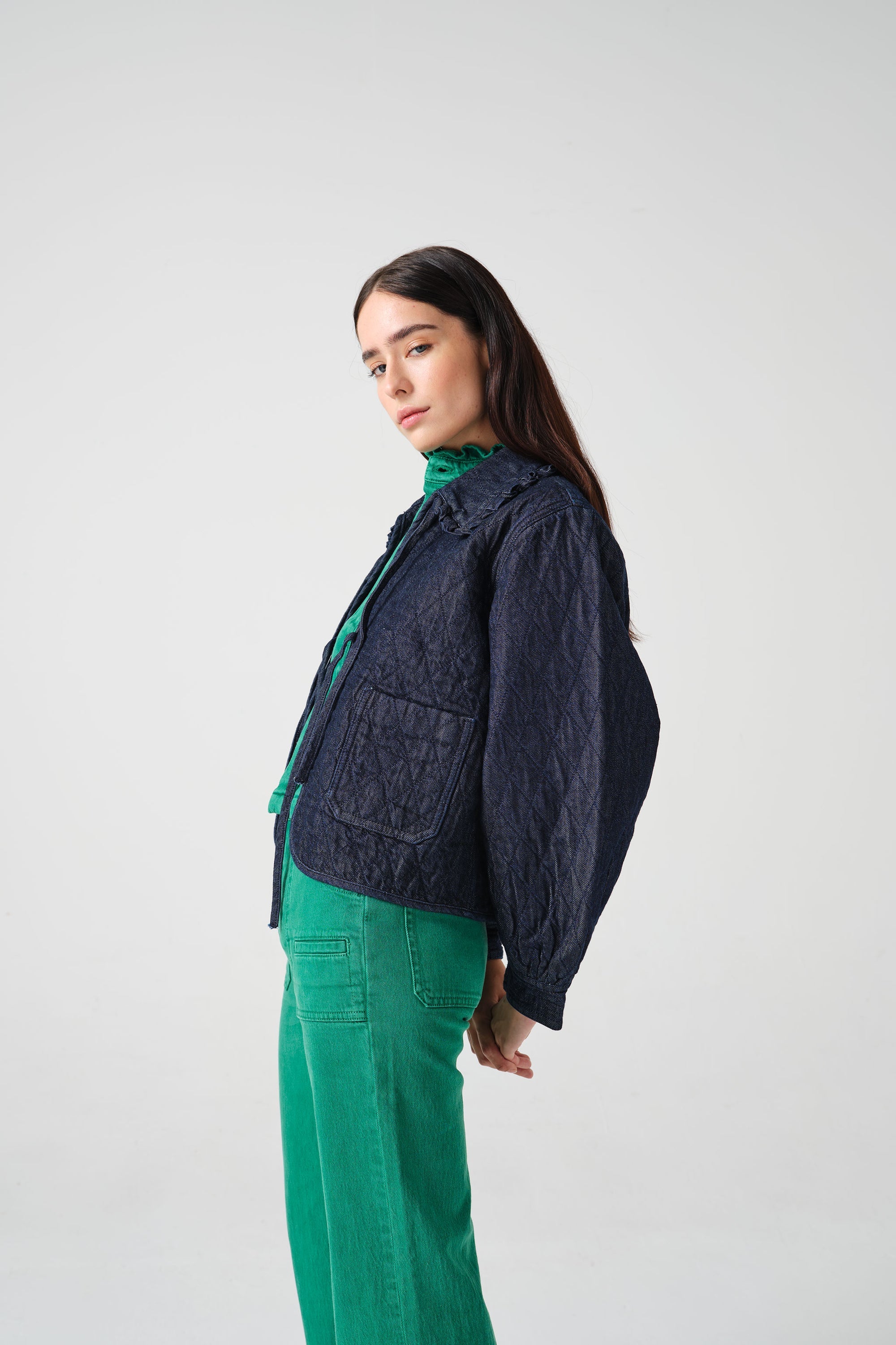 Seventy + Mochi Heidi Indigo Rinse Jacket