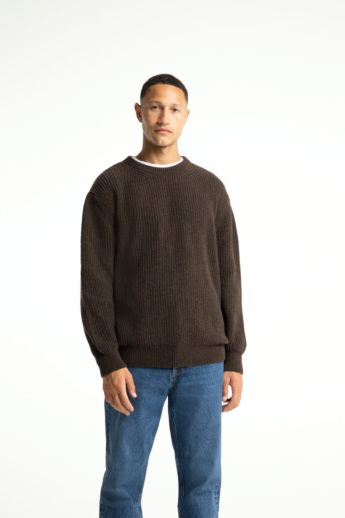 Kings Of Indigo Hector Chocolate Brown Jumper