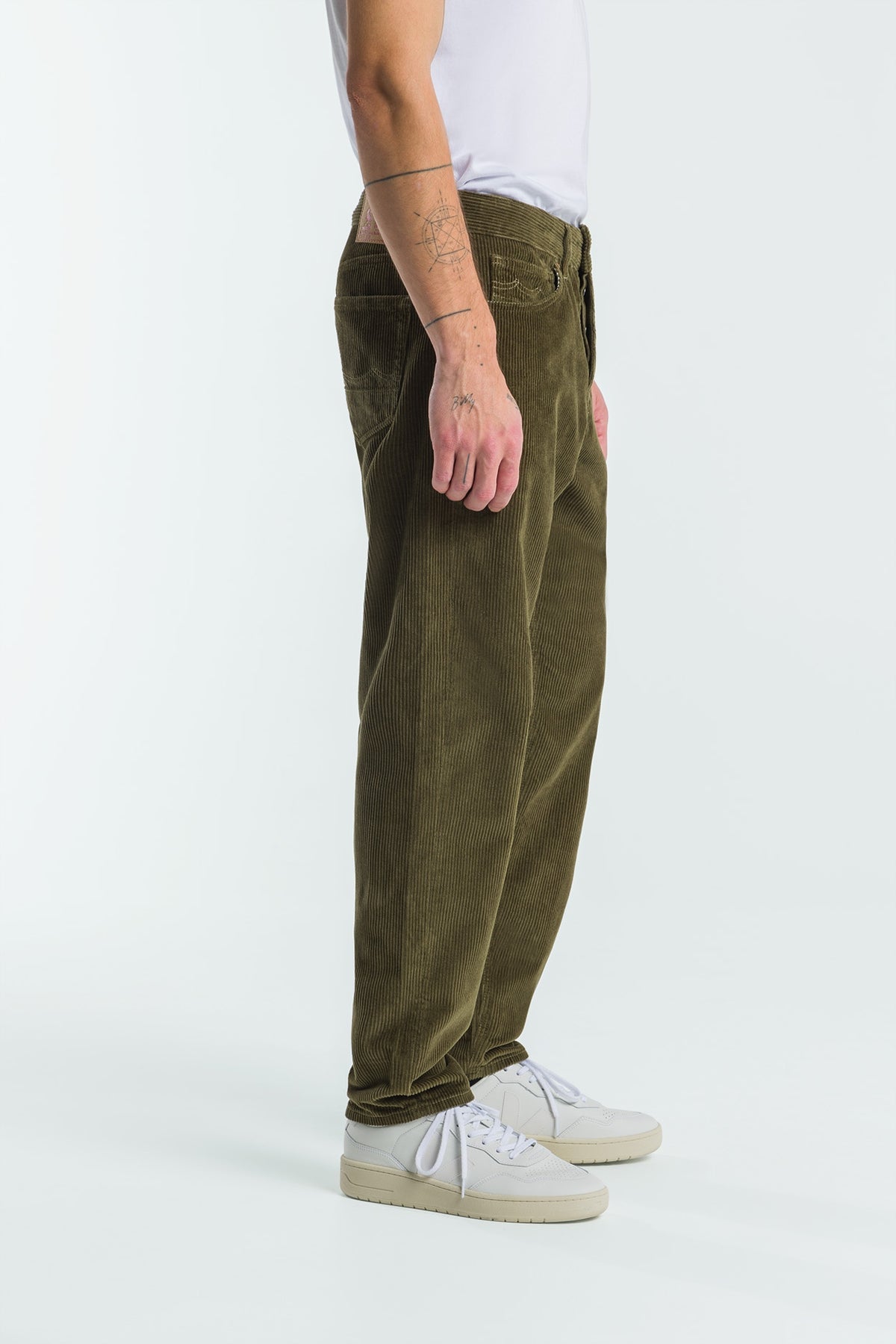 Kings Of Indigo Sushan Burnt Olive Corduroy Trousers