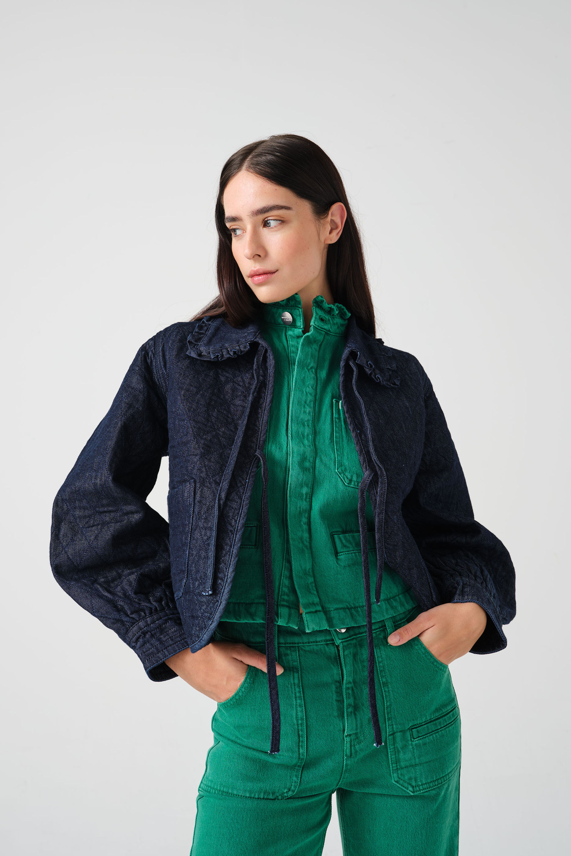 Seventy + Mochi Heidi Indigo Rinse Jacket