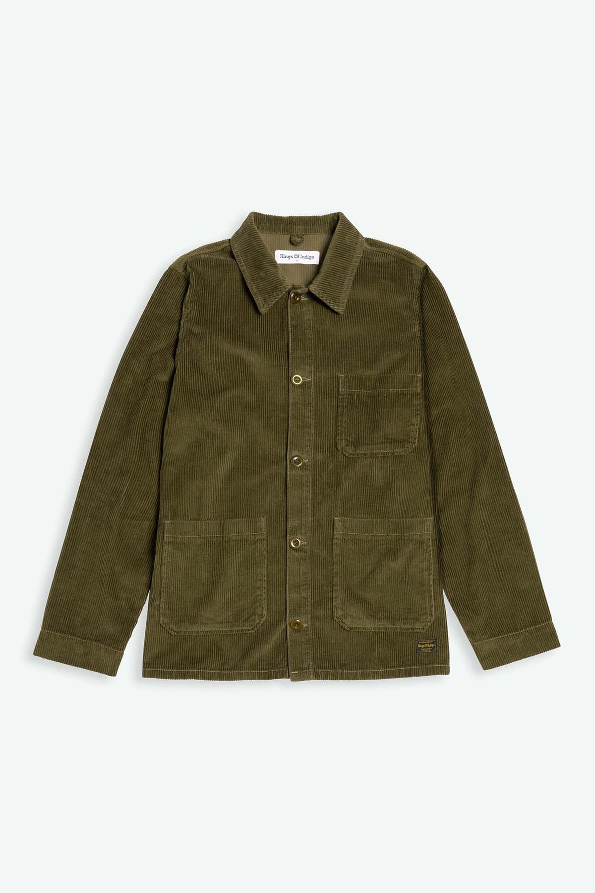 Kings of Indigo Duncan Burnt Olive Corduroy Jacket