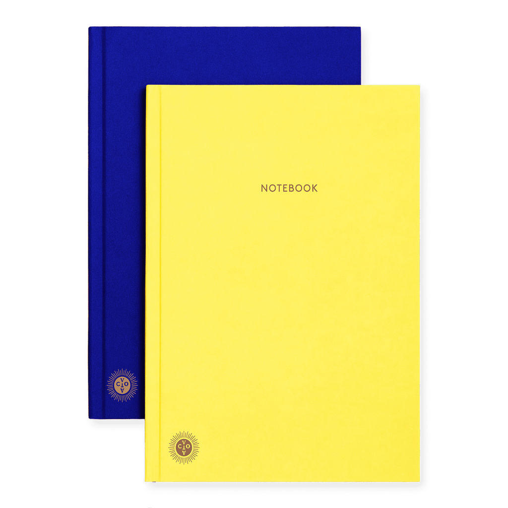 Octaevo Yellow Blue Notebook Planner