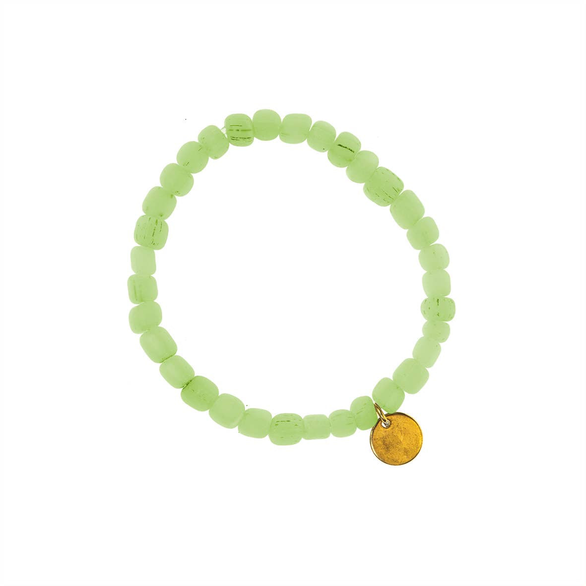 Just Trade Lime Green Garden Bracelet