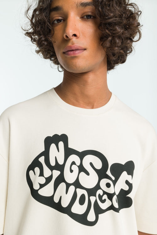 Kings Of Indigo Horikawa Non Dyed Carp T-shirt