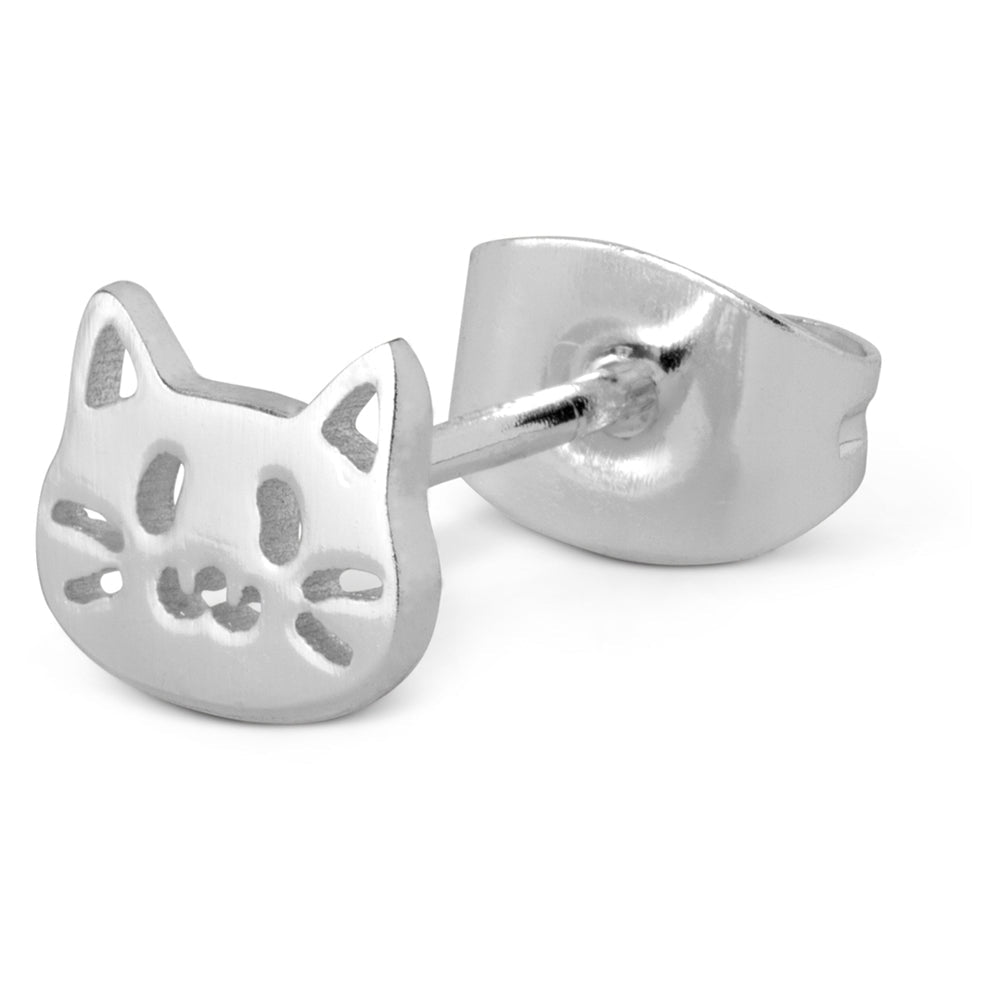 Lulu Copenhagen The Cat Silver Single Earring