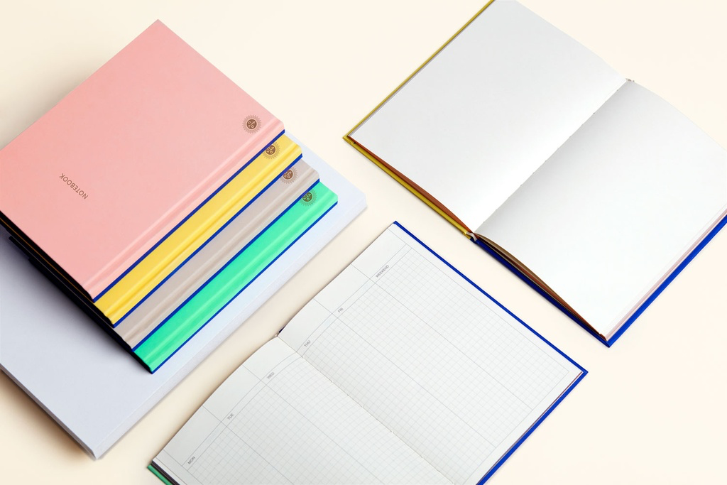 Octaevo Yellow Blue Notebook Planner