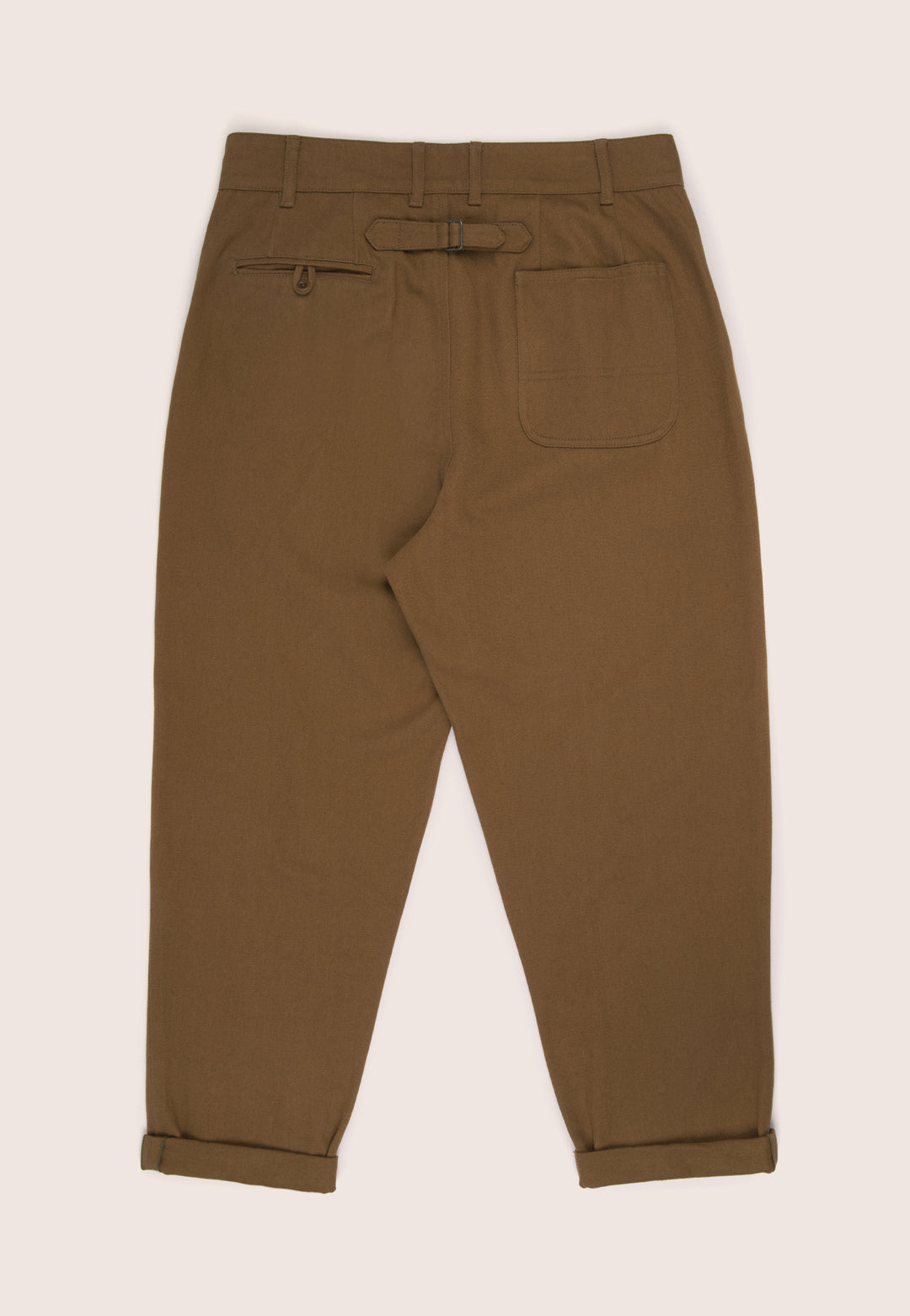 Tenter Men’s Westow Caramel Cinch Back Trousers