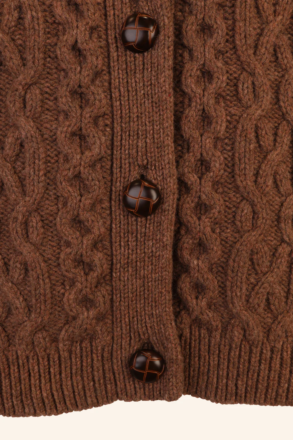 Meadows Quince Brown Cardigan