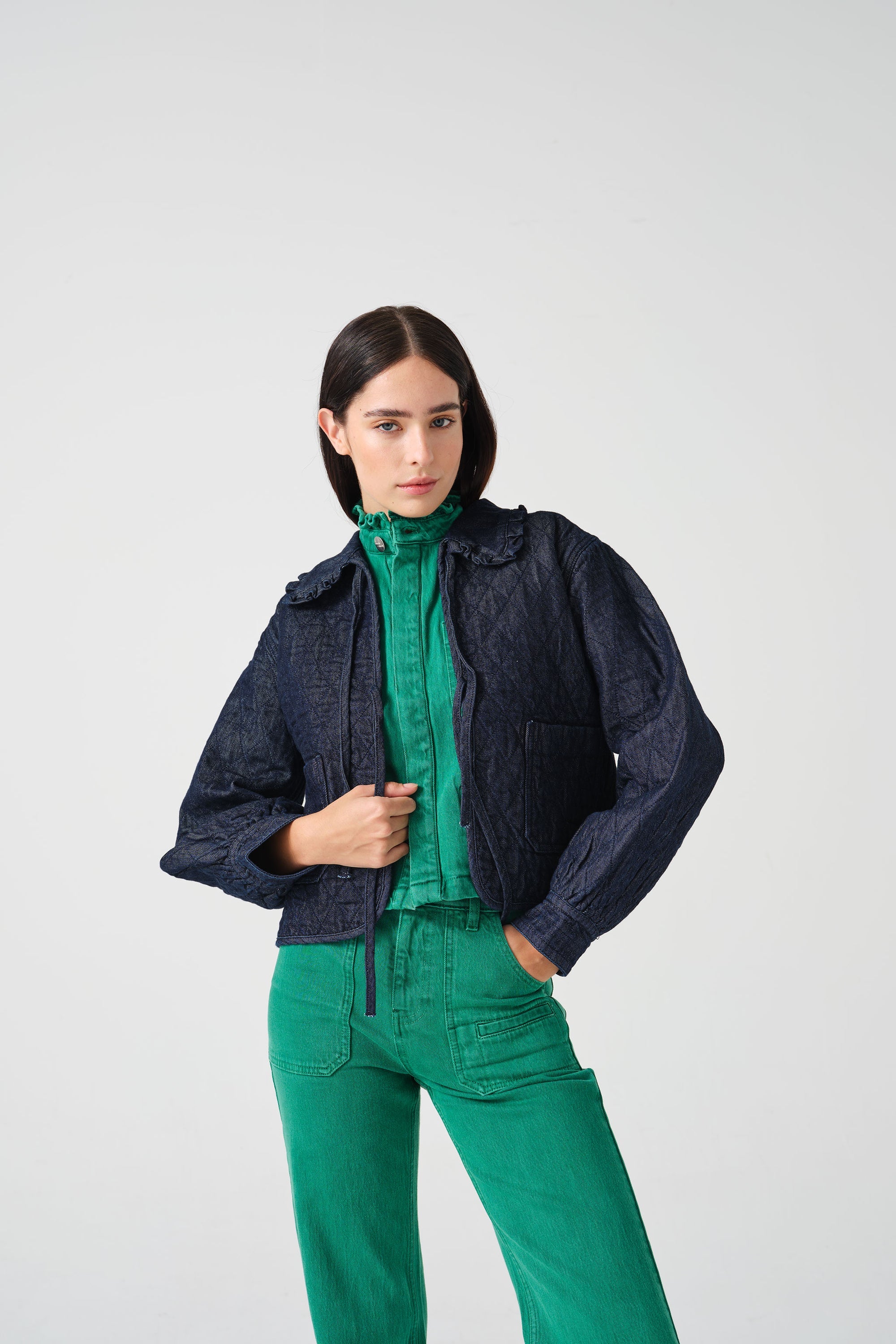 Seventy + Mochi Heidi Indigo Rinse Jacket