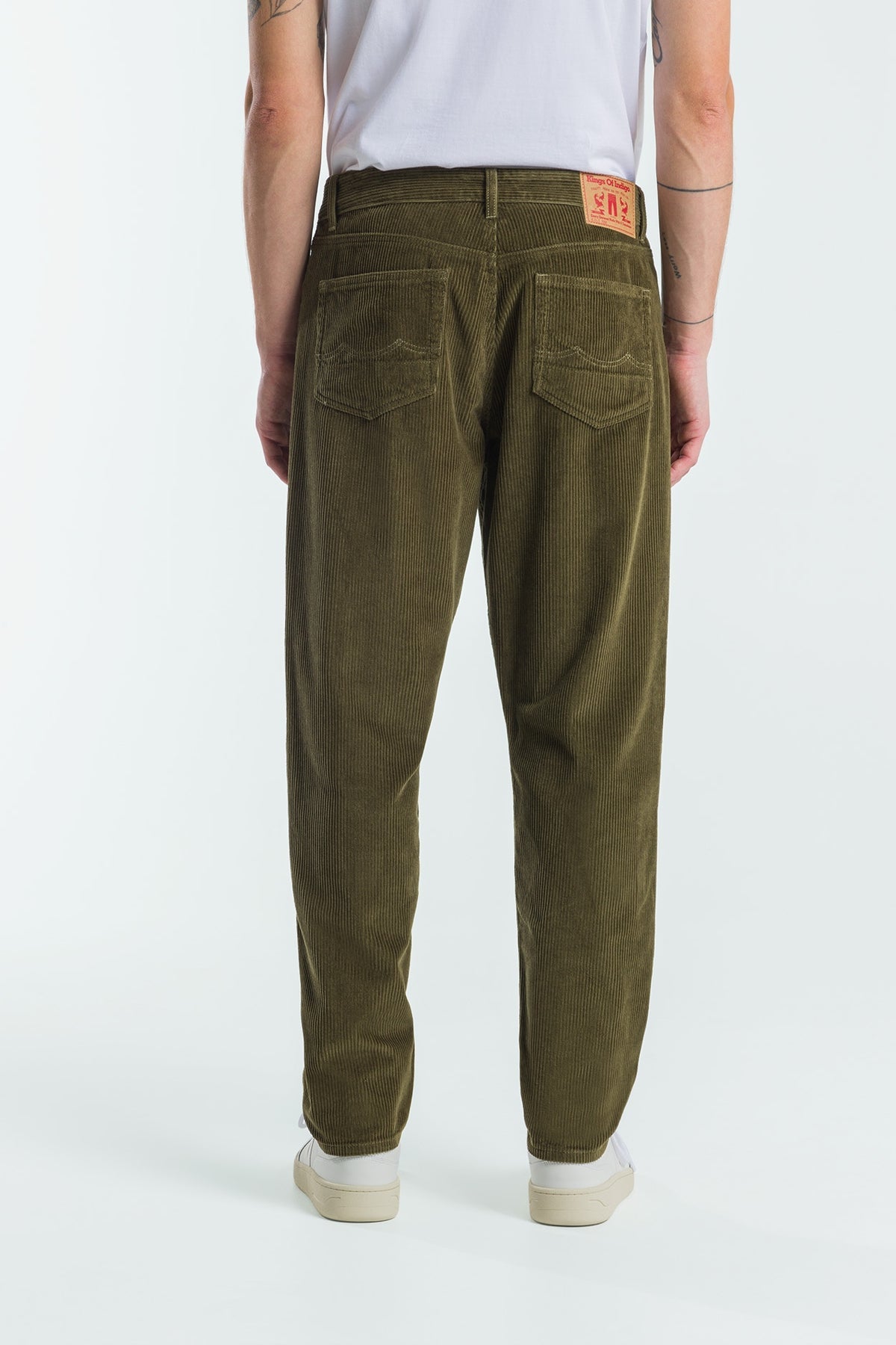 Kings Of Indigo Sushan Burnt Olive Corduroy Trousers