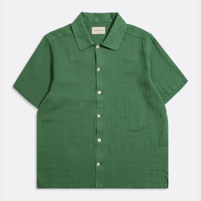 Far Afield Busey Tropical Green Shirt