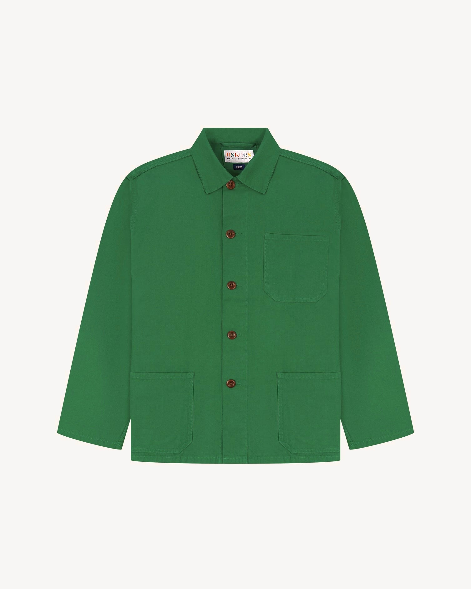 Uskees #3001 Mint Green Overshirt