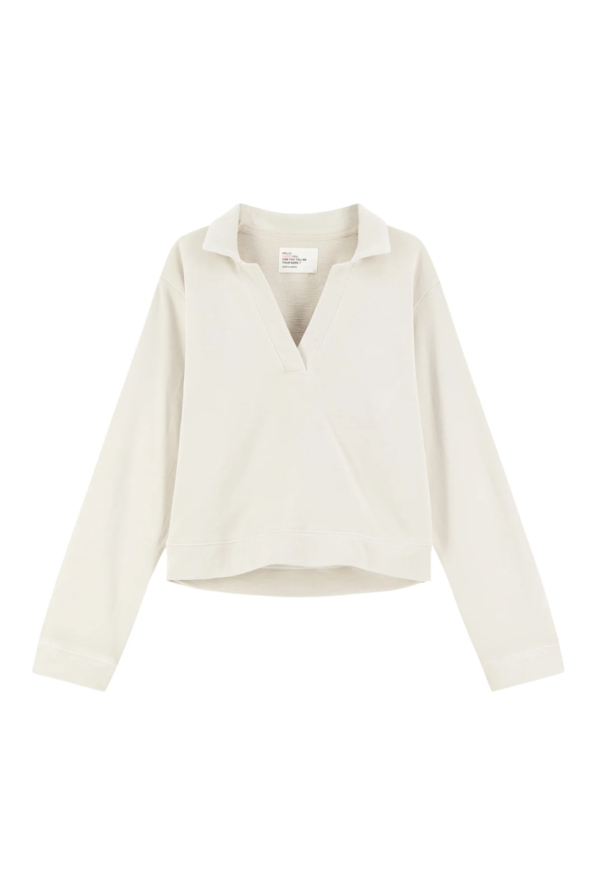 Leon & Harper Sully Plain Stone Sweatshirt