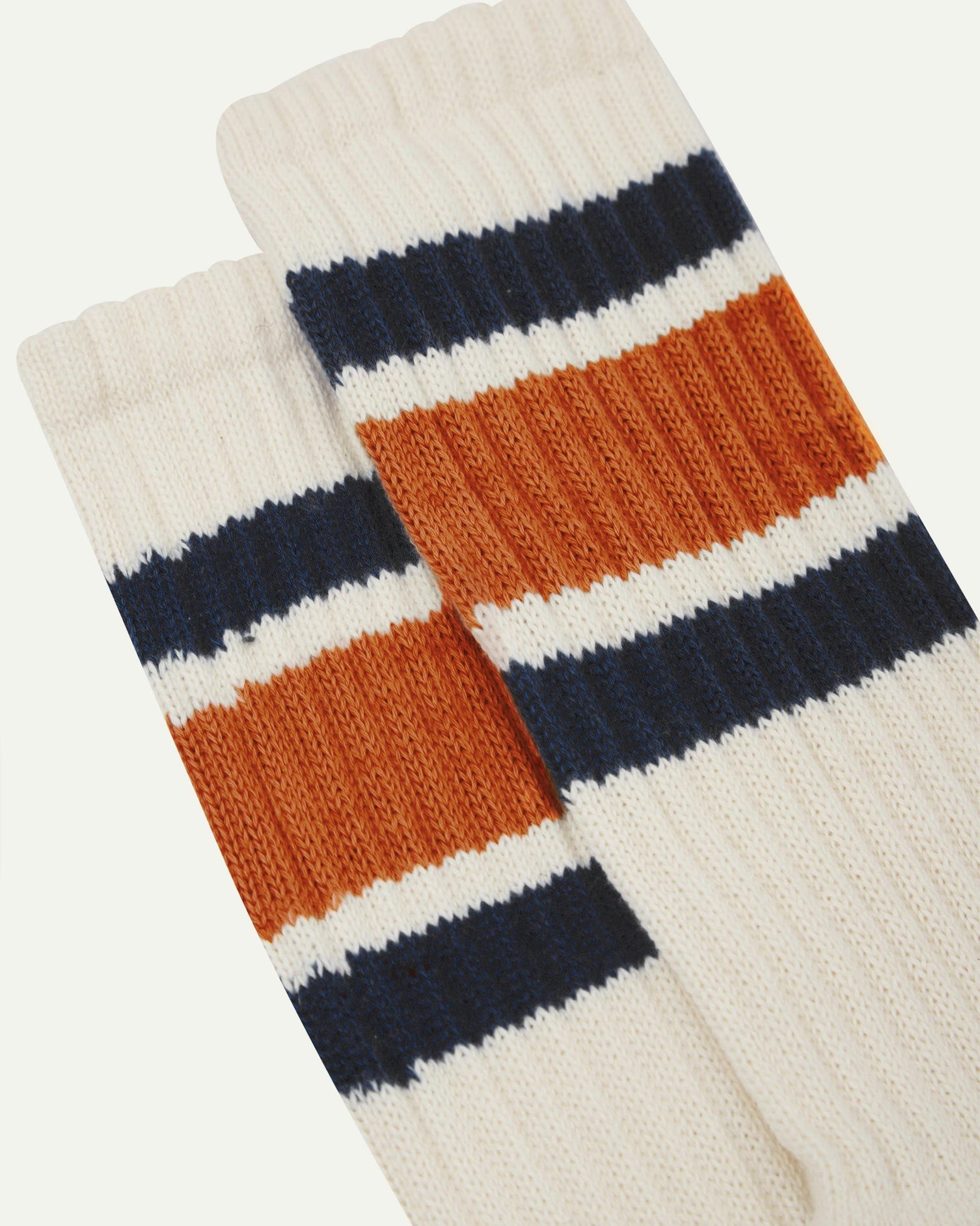 Uskees #4011 Gold College Stripe Socks