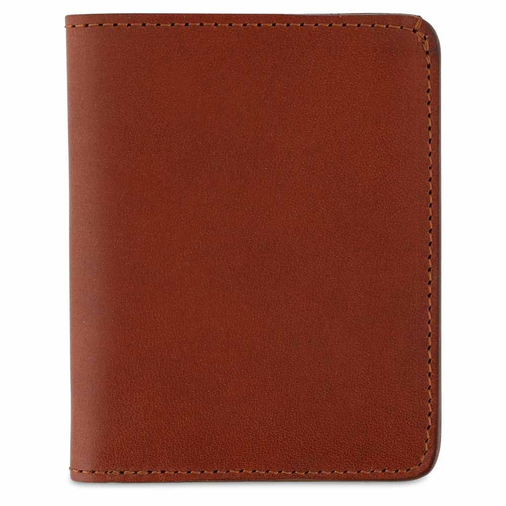 Escuyer Cognac Leather Slim Wallet