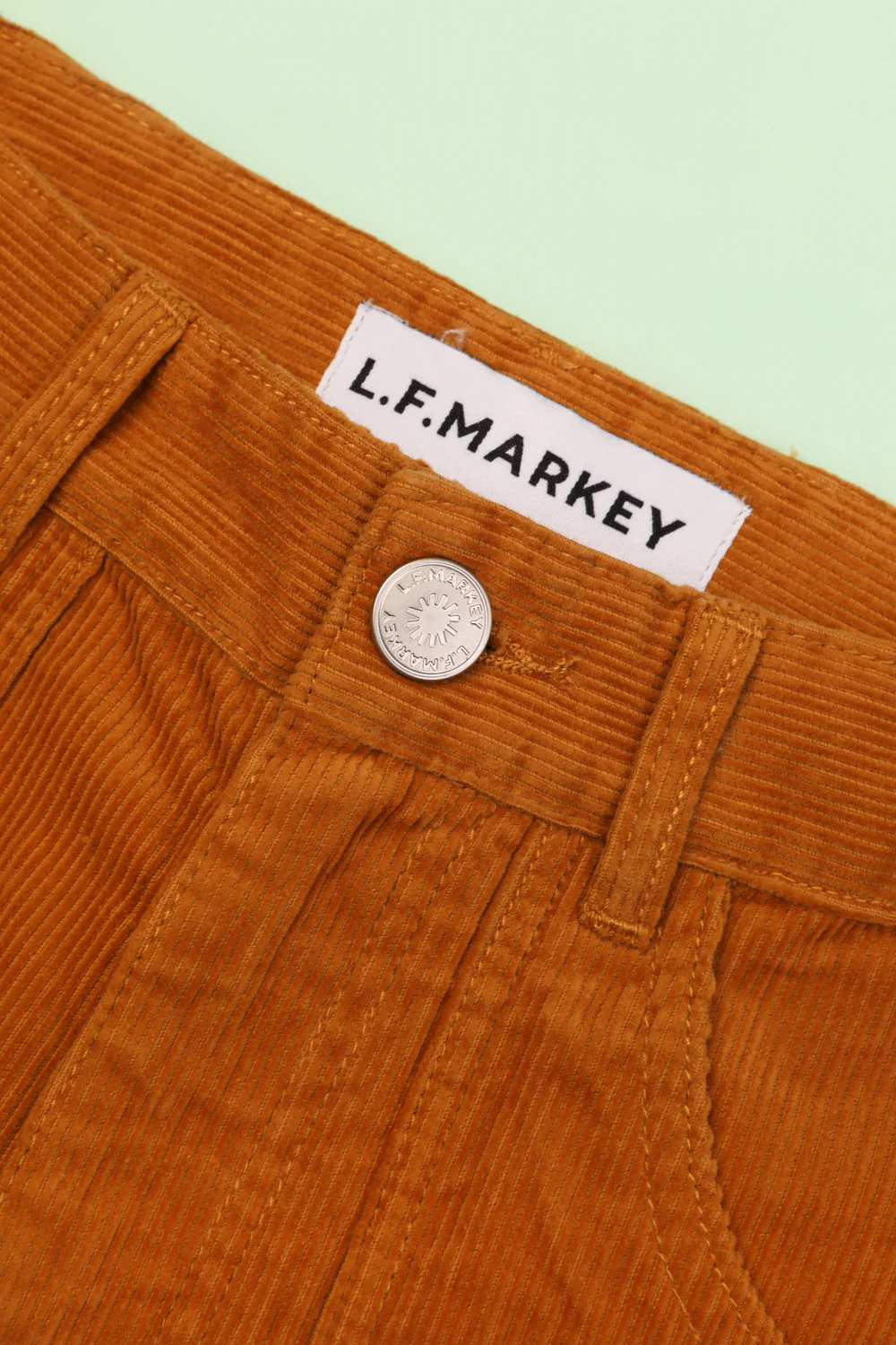 L.F Markey Carpenter Mustard Corduroy Trousers