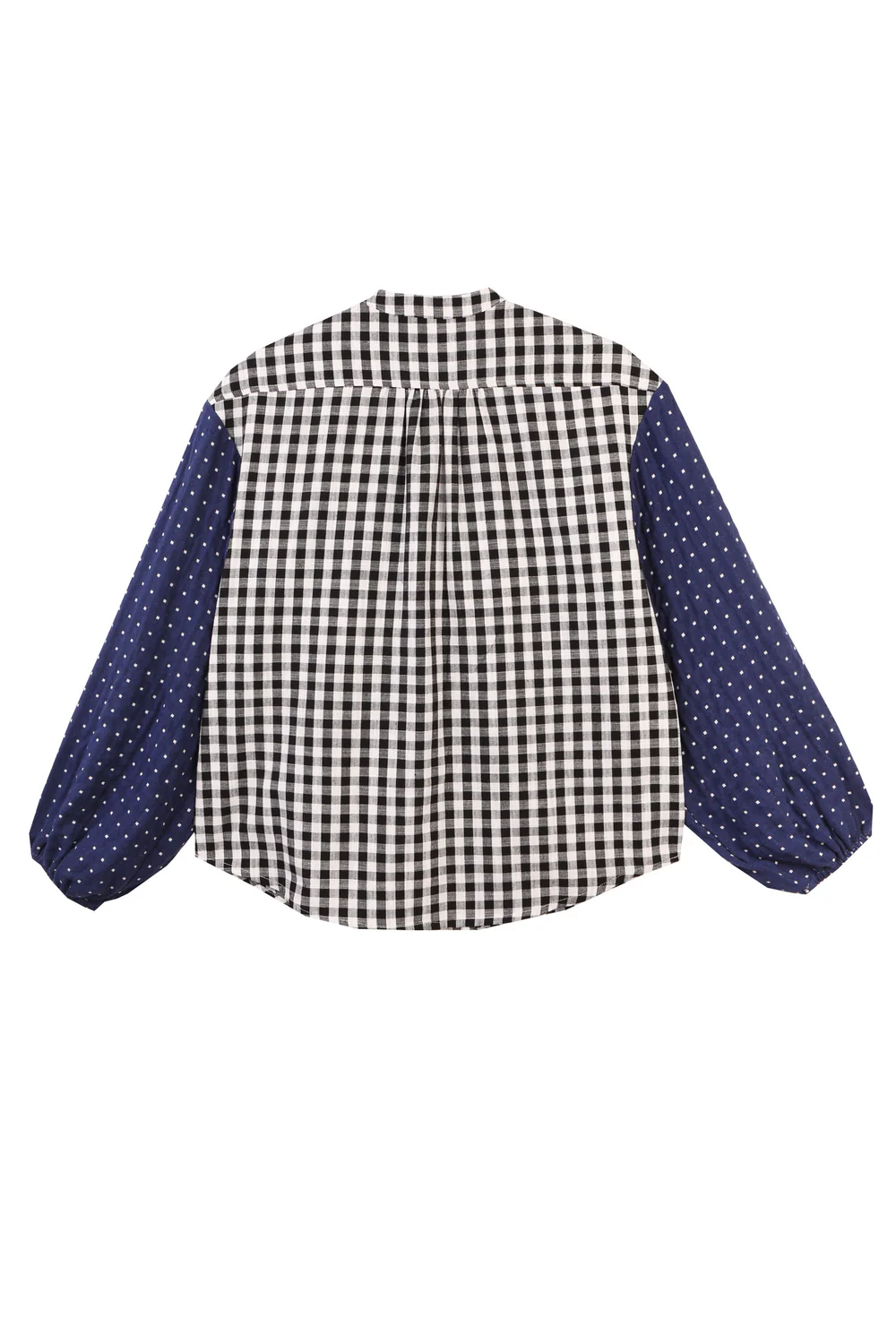 L.F Markey Gale Patchwork Check Shirt