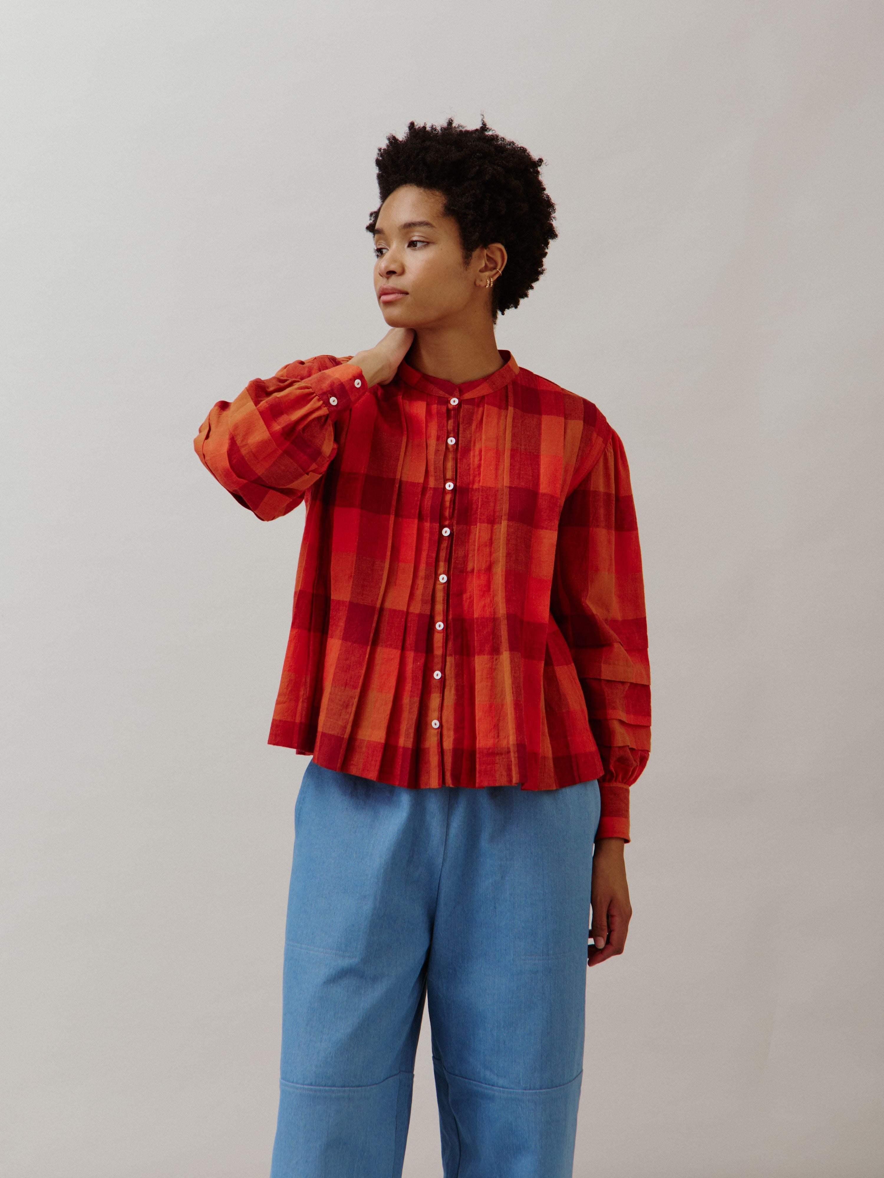 Sideline Wilf Red Check Shirt