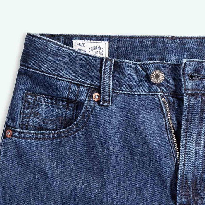 Kings Of Indigo Leila Cropped Alex Dark Worn Jeans