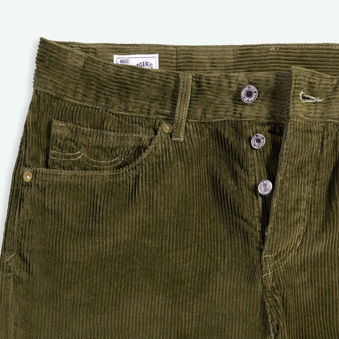 Kings Of Indigo Sushan Burnt Olive Corduroy Trousers