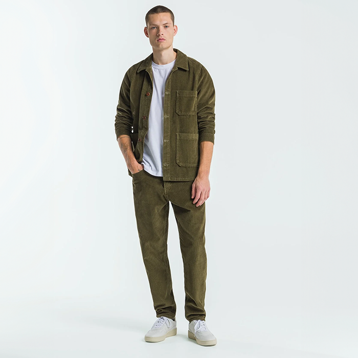 Kings Of Indigo Sushan Burnt Olive Corduroy Trousers