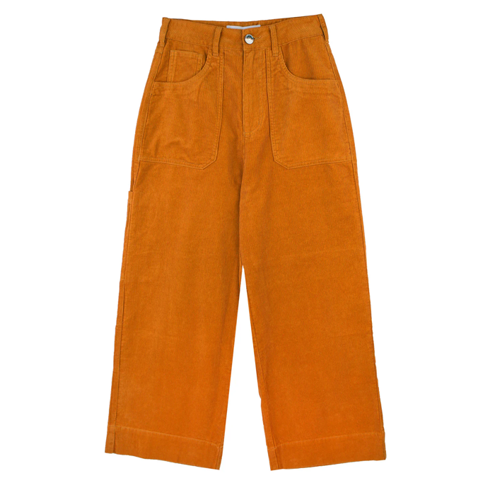 L.F Markey Carpenter Mustard Corduroy Trousers