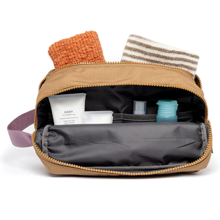 Lefrik Kei Double Toffee Ripstop Washbag