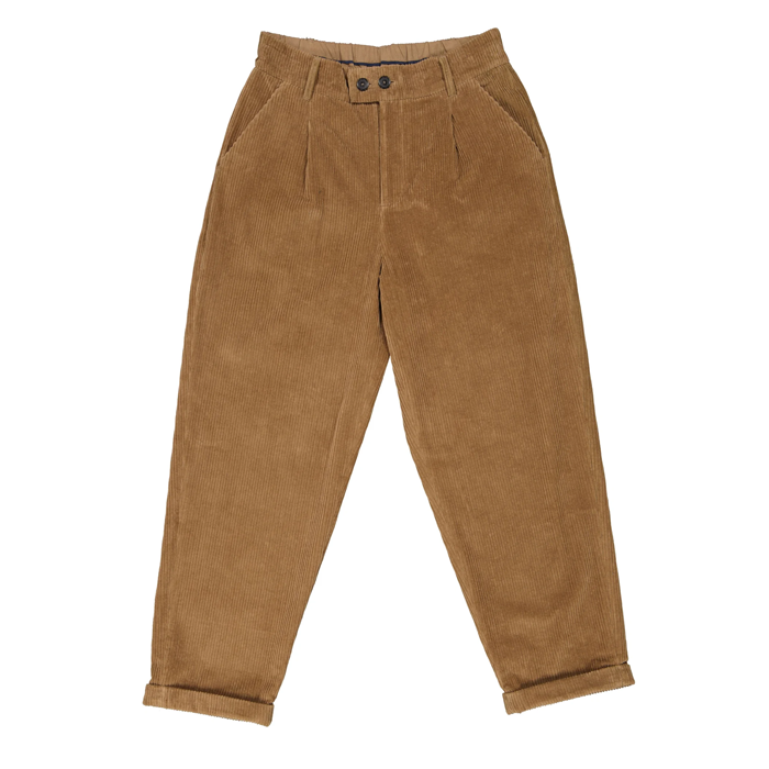 Leon & Harper Prom Beige Corduroy Trousers