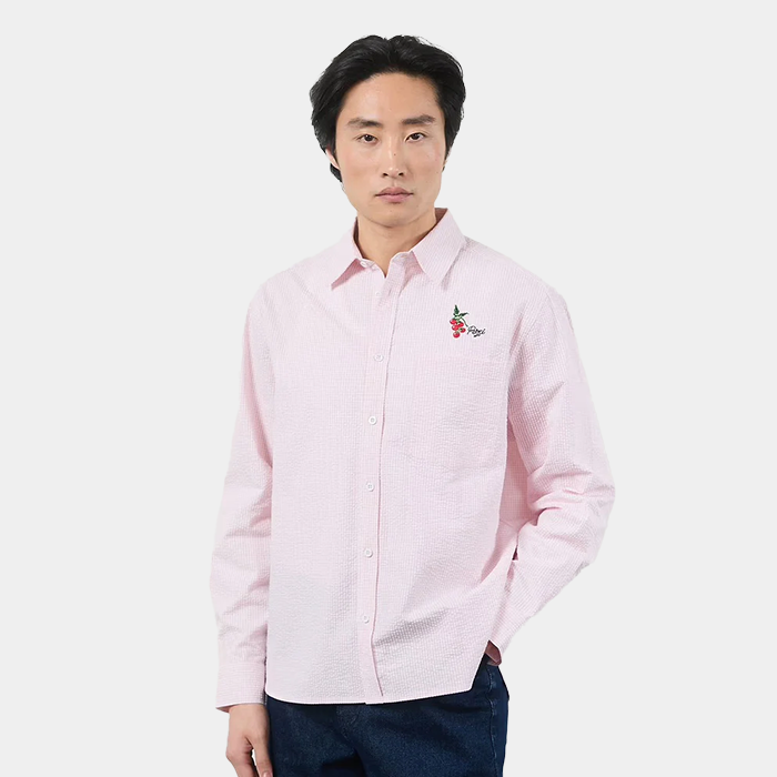 Percival Sardinia Pearce Pink Stripe Shirt