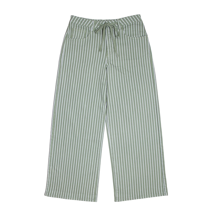 Seventy + Mochi Blake Vintage Moss Wide Stripe Jeans