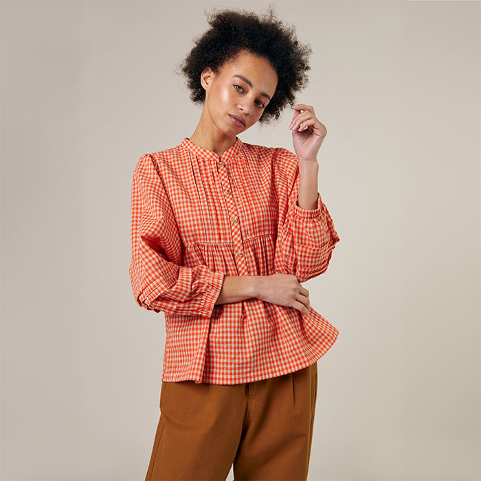 Sideline Happy Red Check Shirt