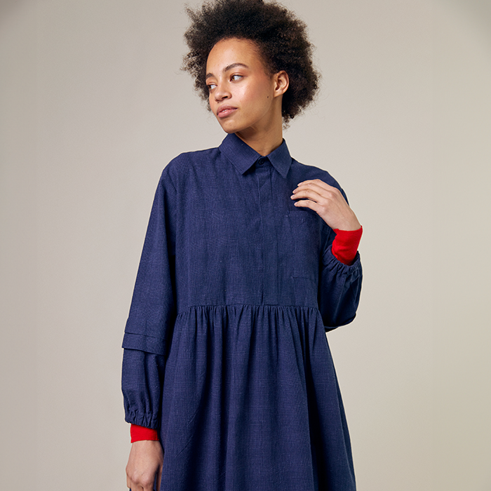 Sideline Wren Indigo Dress