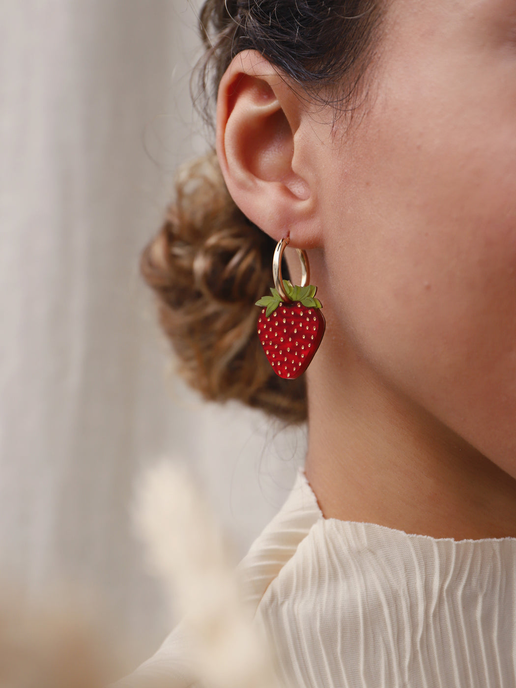 Strawberry hot sale stud earrings