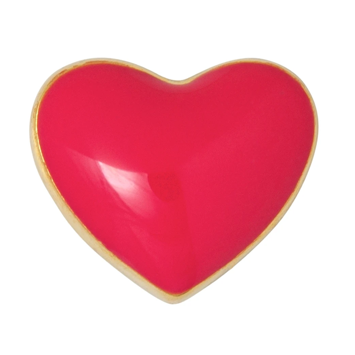 Lulu Copenhagen Red Heart Love Stud Earring