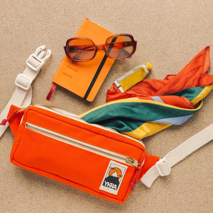 Ykra Orange Fanny Pack